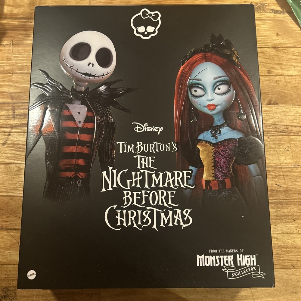 Monster High Nightmare Before Christmas NBC Skullector Dolls Set NIB Rare HTF